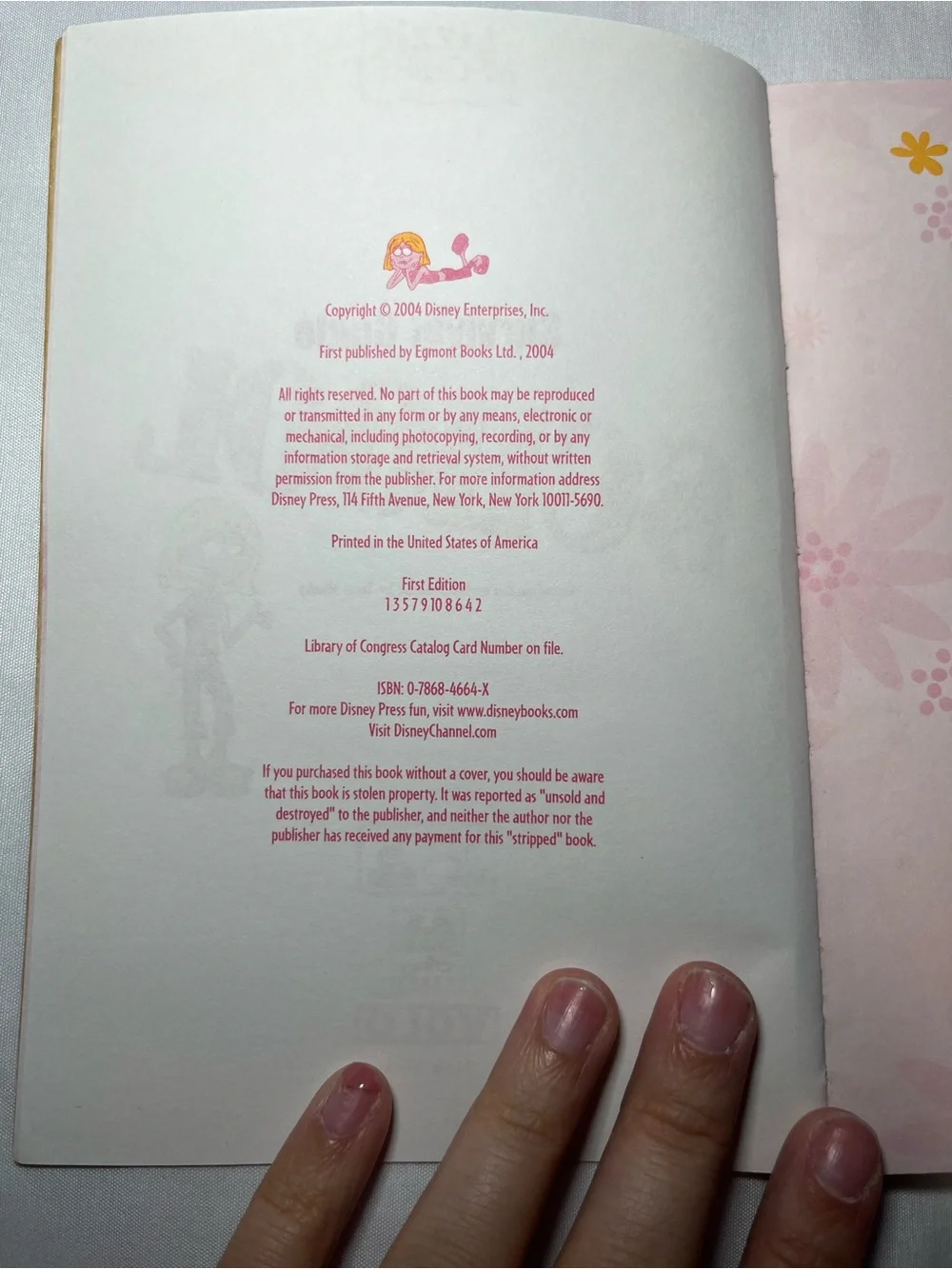 Lizzie McGuire Survival Guide to School Disney Chapter Book 2004 1st Edition
